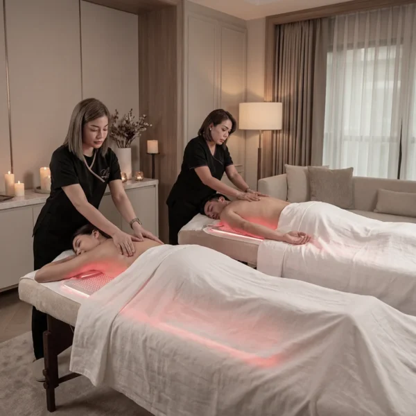 Couple Massage & LUX Red Light Therapy 
