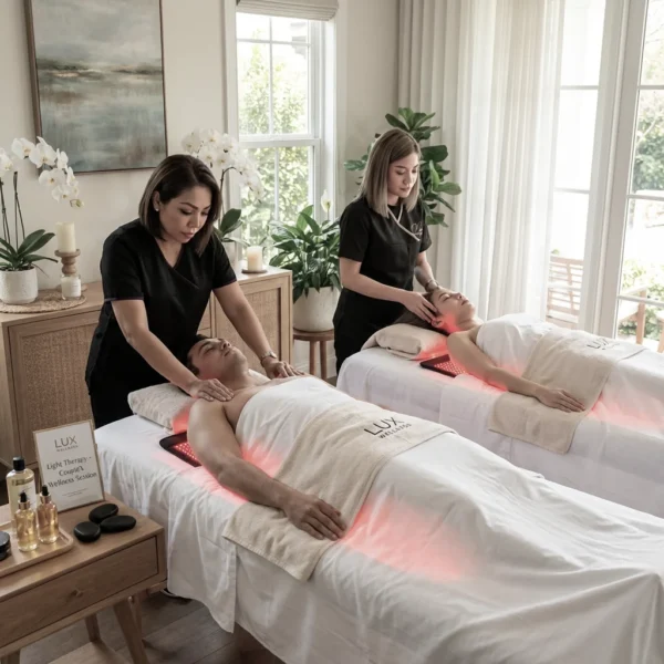 Couple Massage & LUX Red Light Therapy 